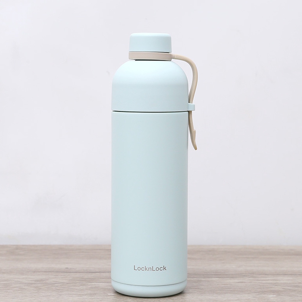 Bình Giữ Nhiệt Lock&amp;Lock Belt Bottle LHC4267MIT 490ml Xanh Mint