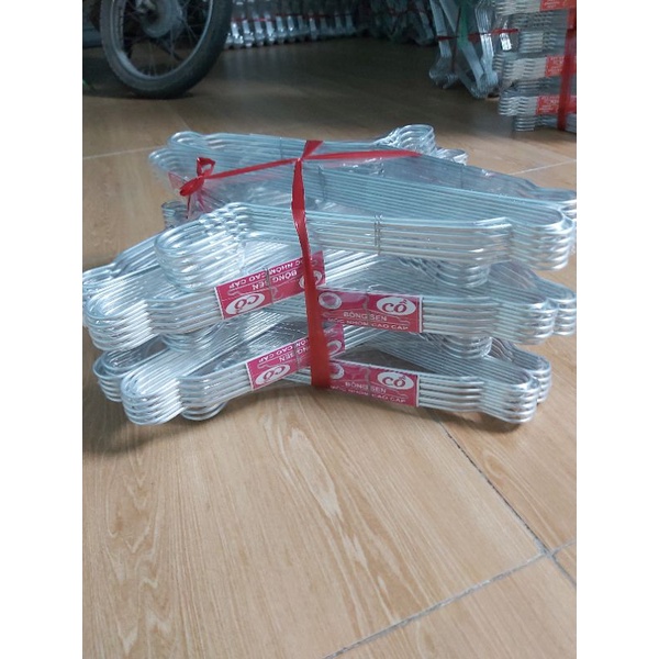 BỘ 100 CHIẾC MÓC NHÔM CHO QUẦN SIZE LỚN PHƠI TREO QUẦN JEAN VÀ KAKI