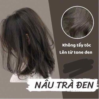 Thuốc Nhuộm Tóc Màu TRÀ ĐEN kèm oxy trợ nhuộm