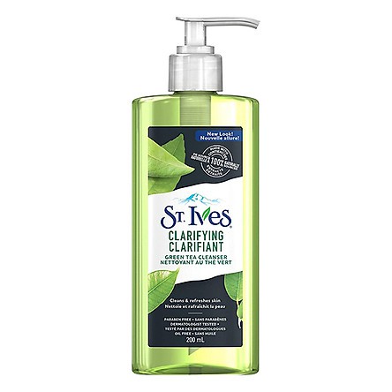 Gel rửa mặt trà xanh ngừa mụn St.Ives Clarifying Green Tea Cleanser 200ml