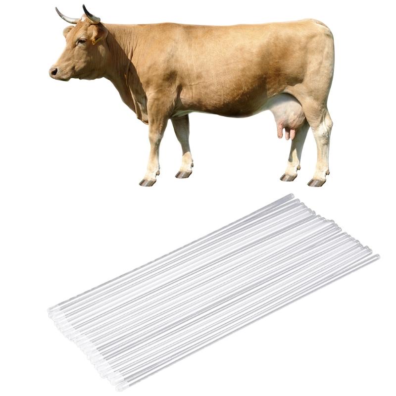 Set 60 ống nhựa thụ tinh nhân tạo/thông tiểu dành cho bò gia súc thú cưng chuyên dụng