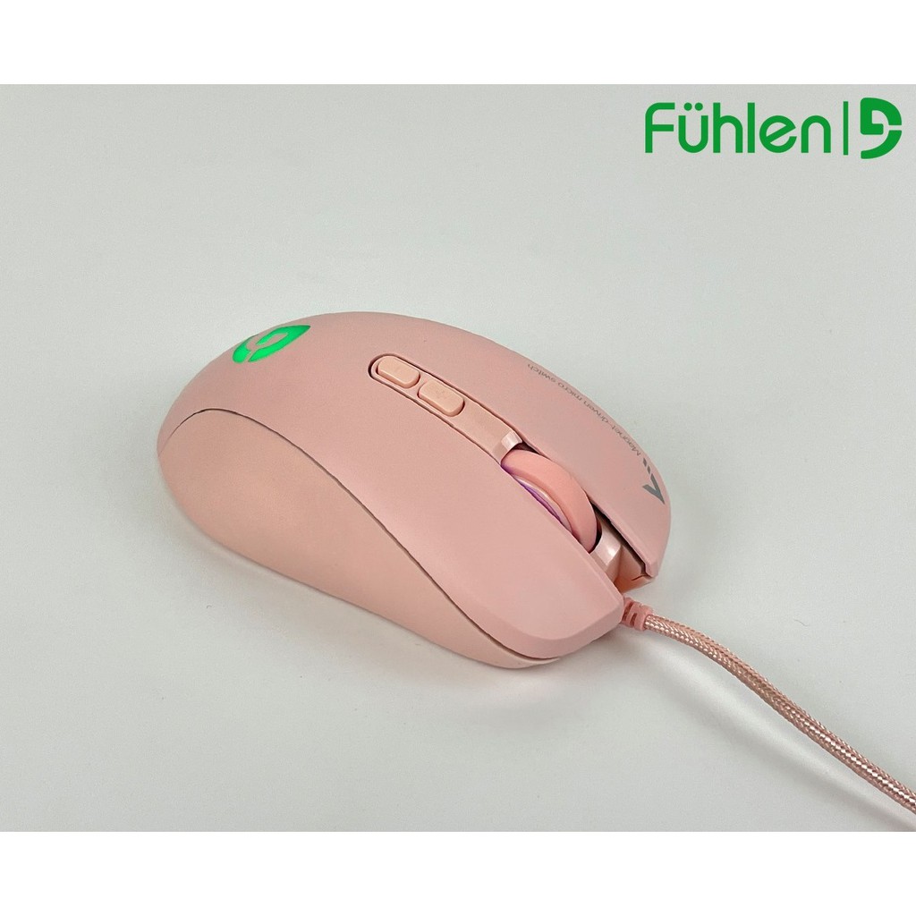 Chuột Fuhlen G90 pink chính hãng led RGB Bảo hành 2 năm