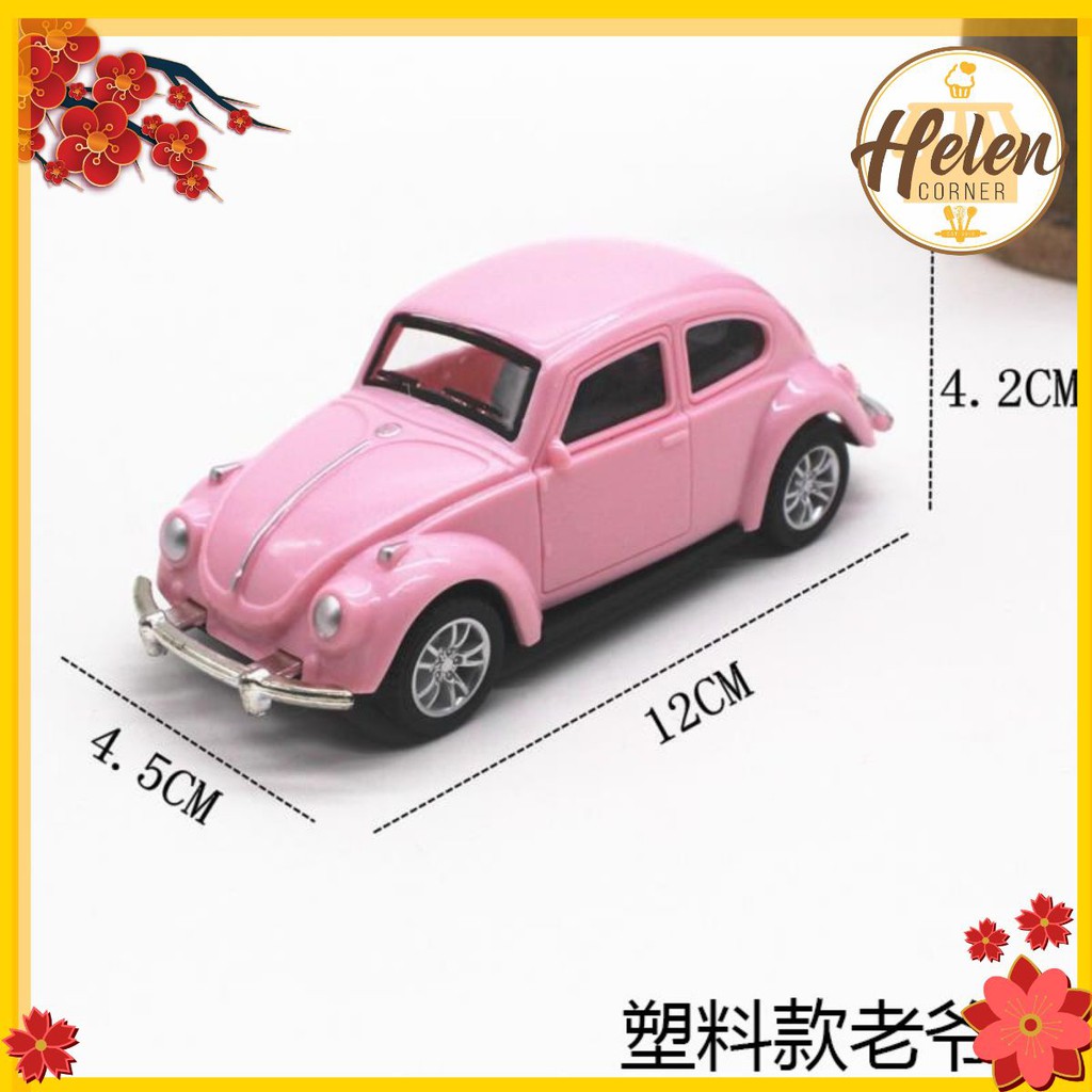 Tượng nhựa xe oto classic trang trí bánh kem, sinh nhật