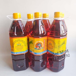 Nước mắm cá cơm nguyên chất từ làng nghề truyền thống Cửa Khe - chai 1 lit