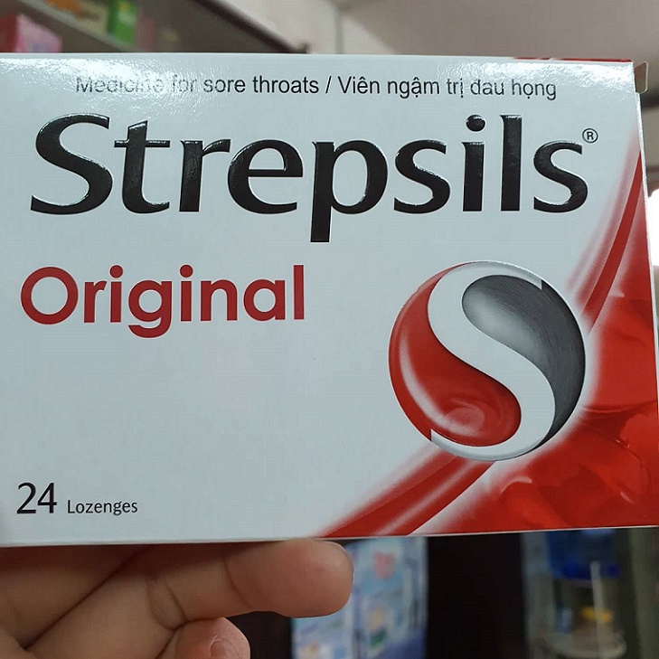 Viên ngậm Strepsils giảm đau họng khan tiếng - đủ mùi vị (hộp 24 viên) - Đông Anh Pharma