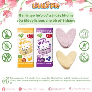 Bánh gạo không sữa Kiddylicious cho bé 6 tháng - Date 2022