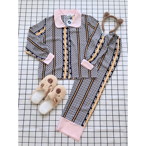 [SALE] 🌷Đồ Bộ Pijama tay dài lụa Mango mạc SAM🌷