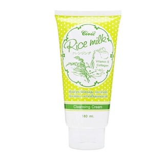 Sữa Rửa Mặt Gạo Thái Lan Civic Rice Milk Cleansing Cream Chiết Xuất Từ Sữa Gạo Và Vitamine E Làm Trắng Da Tuýp 180ml