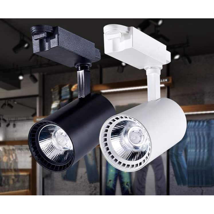 Đèn rọi ray ống bơ ngắn . Đèn Rọi COB 20w - 30w