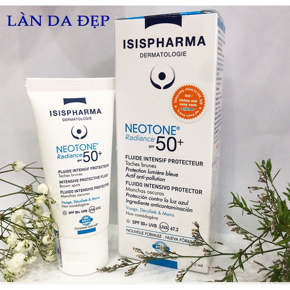 Kem chống nắng Isis Pharma Neotone Radiance SPF50+ chống nắng dưỡng da giảm thâm 50ml