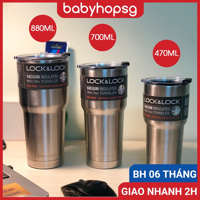Ly giữ nhiệt Lock&Lock Swing Tumbler LHC4136 LHC4137 LHC4138 LHC4179, 350ml 470ml 700ml 880ml - BABYHOPSG