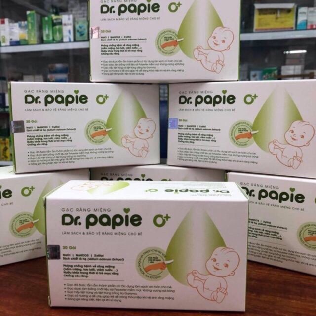 Rơ lưỡi Dr Papie hộp 30 miếng