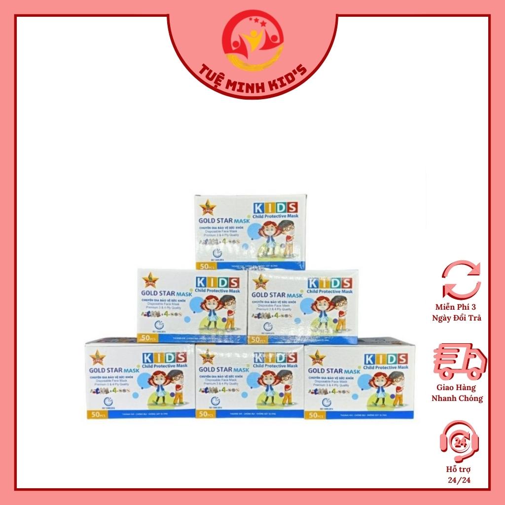 Khẩu Trang Y Tế Cho Bé Khẩu Trang Trẻ Em Hộp 50 Chiếc 3 Lớp Dày Đẹp