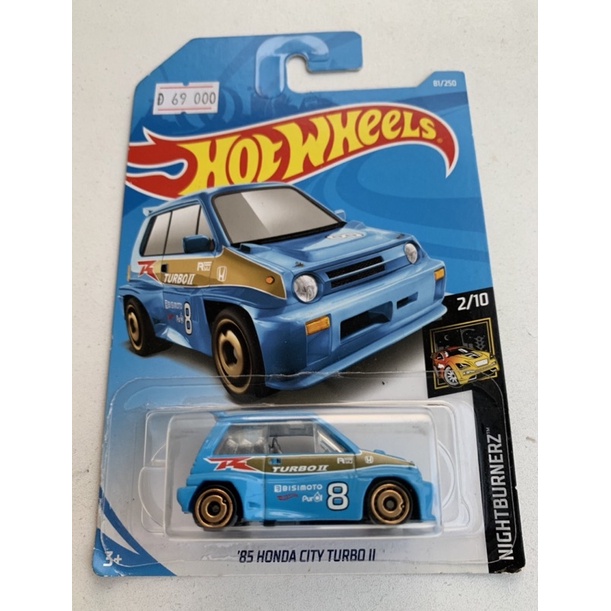 Xe Hot Wheels ‘85 HONDA CITY TURBO II Số 8