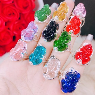 Nhẫn tỳ hưu trang sức bạc 💎