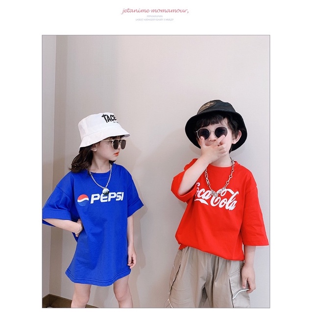 Áo phông Peppsi Coca, Fanta bé trai bé gái-MS85