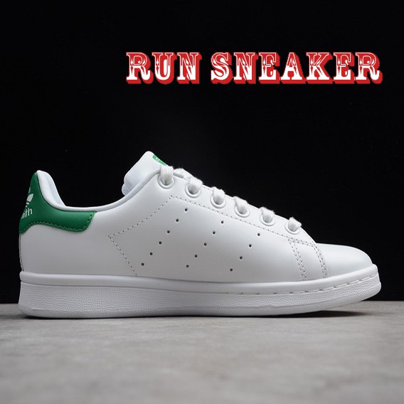 [HÀNG ĐẸP+FREESHIP+QUÀ] giầy thể thao STAN SMITH WHITE FAIRWAY GREEN YOUTH gót xanh thời trang nam nữ