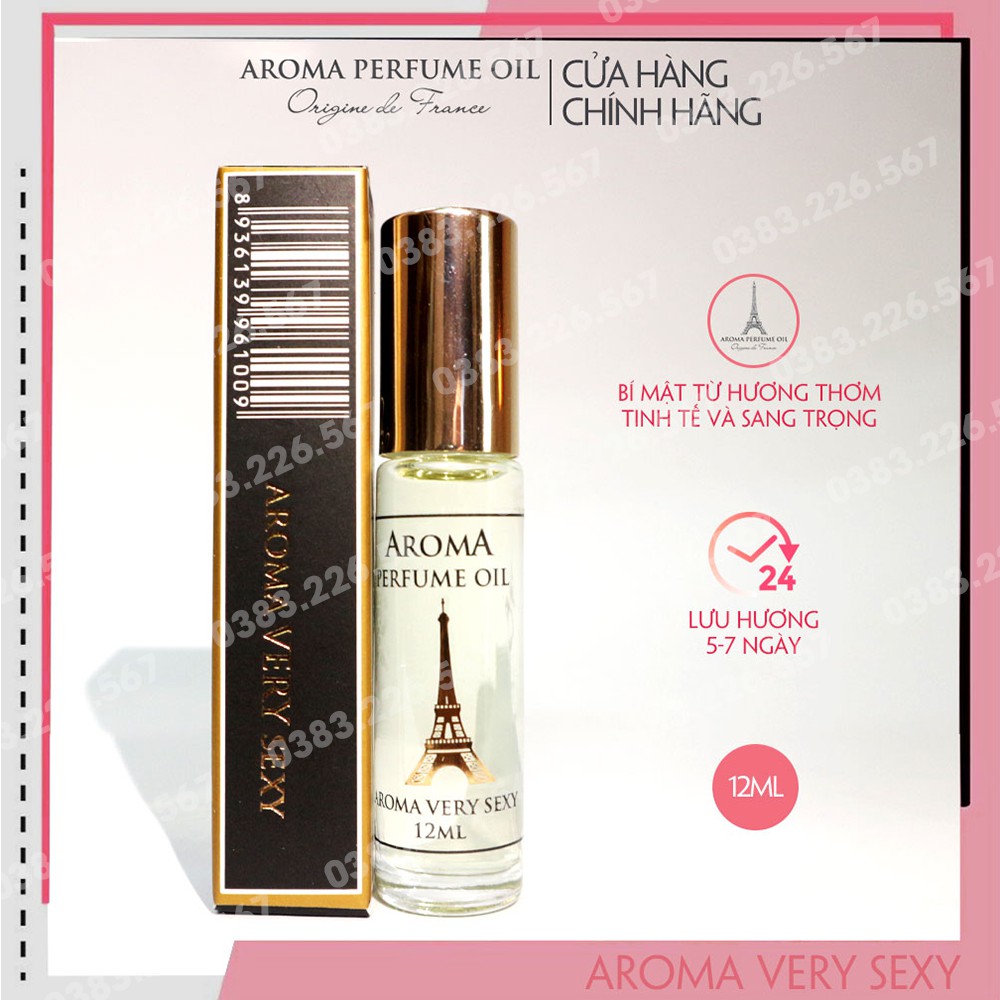 Tinh dầu nước hoa Pháp Very Sexy 12ml | Ngọt ngào, nữ tĩnh. gợi cảm | Thế Giới Skin Care