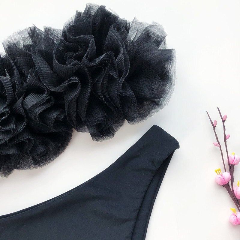 DUNEA Áo tắm bikini lưới cúp ngực cho nữ