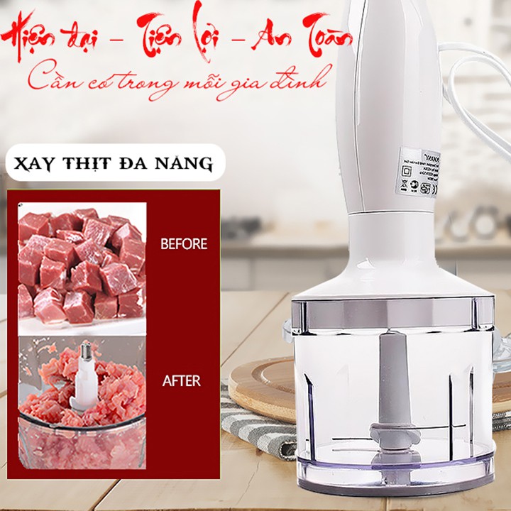 [Mã ELHA22 giảm 5% đơn 300K] Máy xay, đánh trứng cầm tay đa năng 2 tốc độ tuyệt đỉnh Sokany HB230A