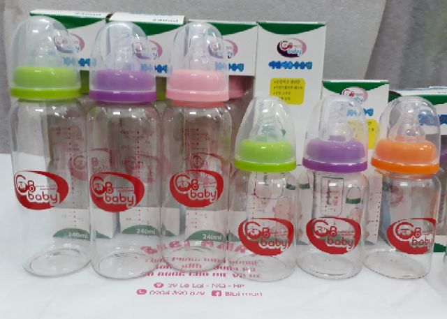 Bình sữa Gb baby cổ hẹp 60ml/120ml/240ml