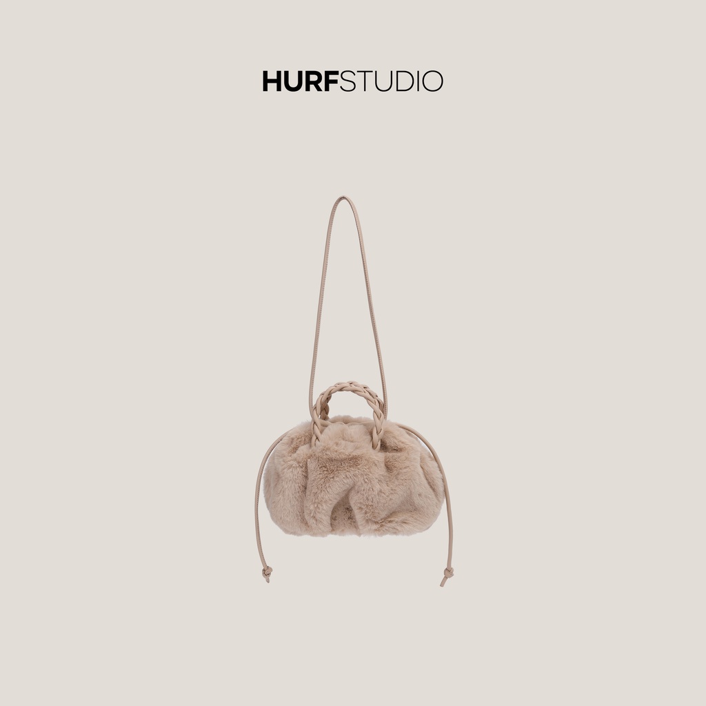 Túi Đeo Chéo Nữ HURFSTUDIO Nhỏ Xinh, Lông Thú Mịn Màng - 8384