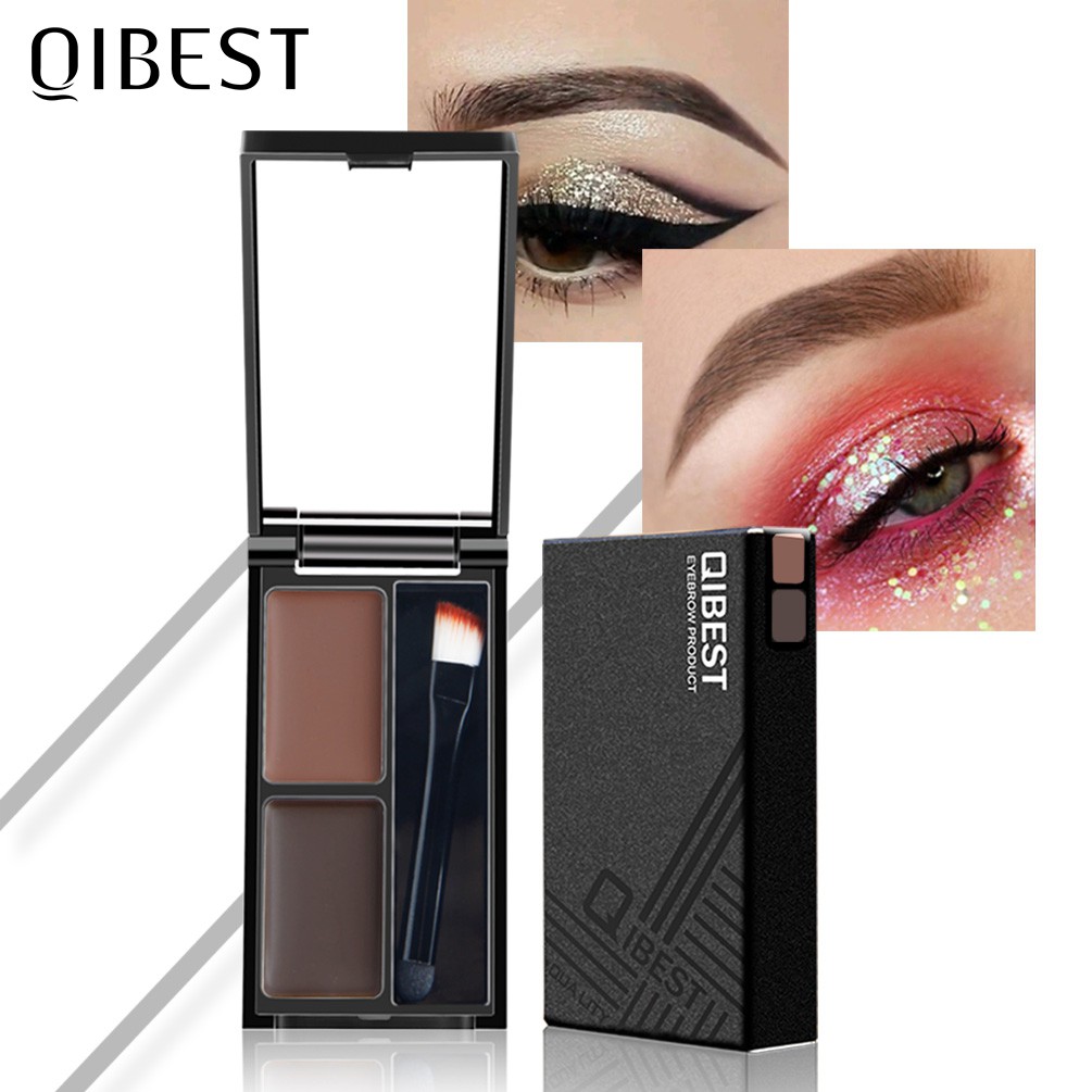QIBEST Eyebrow Cream & Powder Long Lasting  Waterproof Nature 5 Colors 27g | BigBuy360 - bigbuy360.vn
