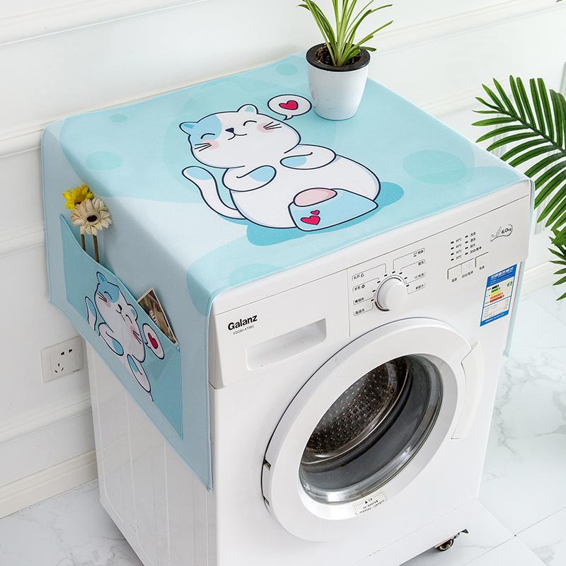 Tấm Vải Che Phủ Máy Giặt / Tủ Lạnh Hai Cửa Chống Bụi Thông Dụng