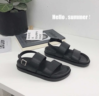Sandal quai ngang, quai hậu nữ phong cách Harajuku