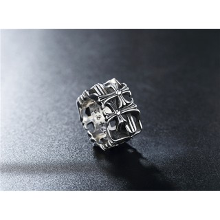 Nhẫn Chrome Hearts 06 - loại titan mạ Bạc 925