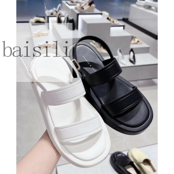 SANDAL NỮ BAISILI - GIÀY THỜI TRANG PHONG CÁCH XUỒNG HAI QUAI NGANG ĐẾ BẰNG NỮ TÍNH BS220515