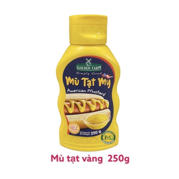 Mù tạt vàng Golden farm ăn bánh mỳ - salad- 250g