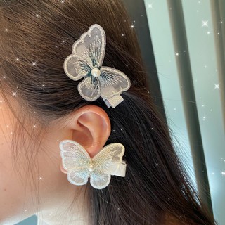 K52 Kẹp tóc bướm vải nhiều màu