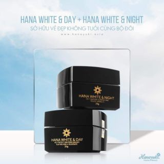 (CHÍNH HÃNG-DATE 2026) COMBO HANAYUKI DƯỠNG TRẮNG TÁI TẠO DA(KEM NGÀY VÀ KEM ĐÊM)