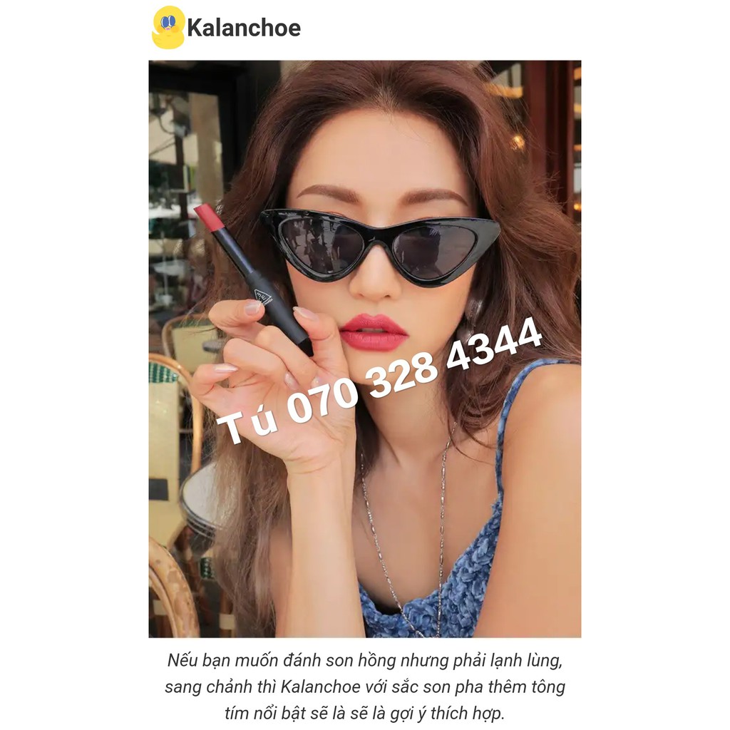 SON THỎI 3CE SLIM VELVET LIP COLOR MÀU 2018