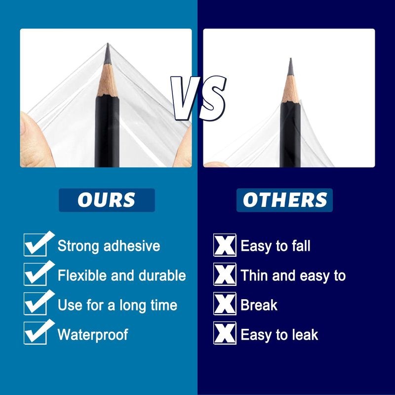 Bộ 10 Miếng Vá Sửa Chữa Lều/ Lều/ Lều Chống Thấm Nước Nhanh Chóng Tiện Dụng