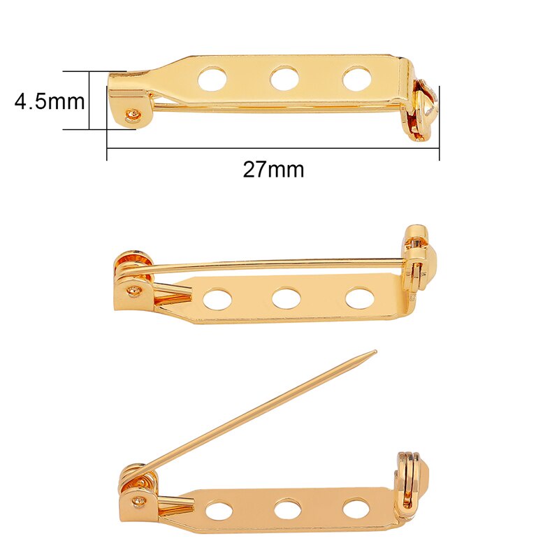 Set 2 Ghim Cài Áo Mạ Vàng 18K