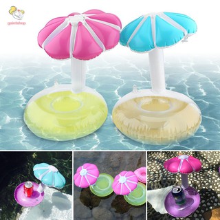Phao đựng lon nước đồ chơi bằng nhựa PVC hình cây dù