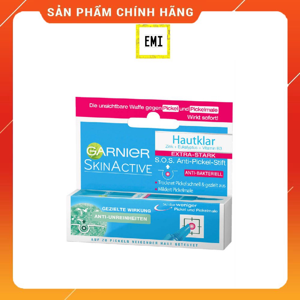 Bút chấm mụn Garnier Dạng gel nước tiện dụng hàng Đức