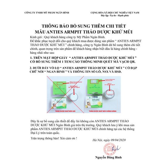 thảo mộc khử mùi hôi nách chính hãng ngân bình có team cào điện tử 2020 | BigBuy360 - bigbuy360.vn