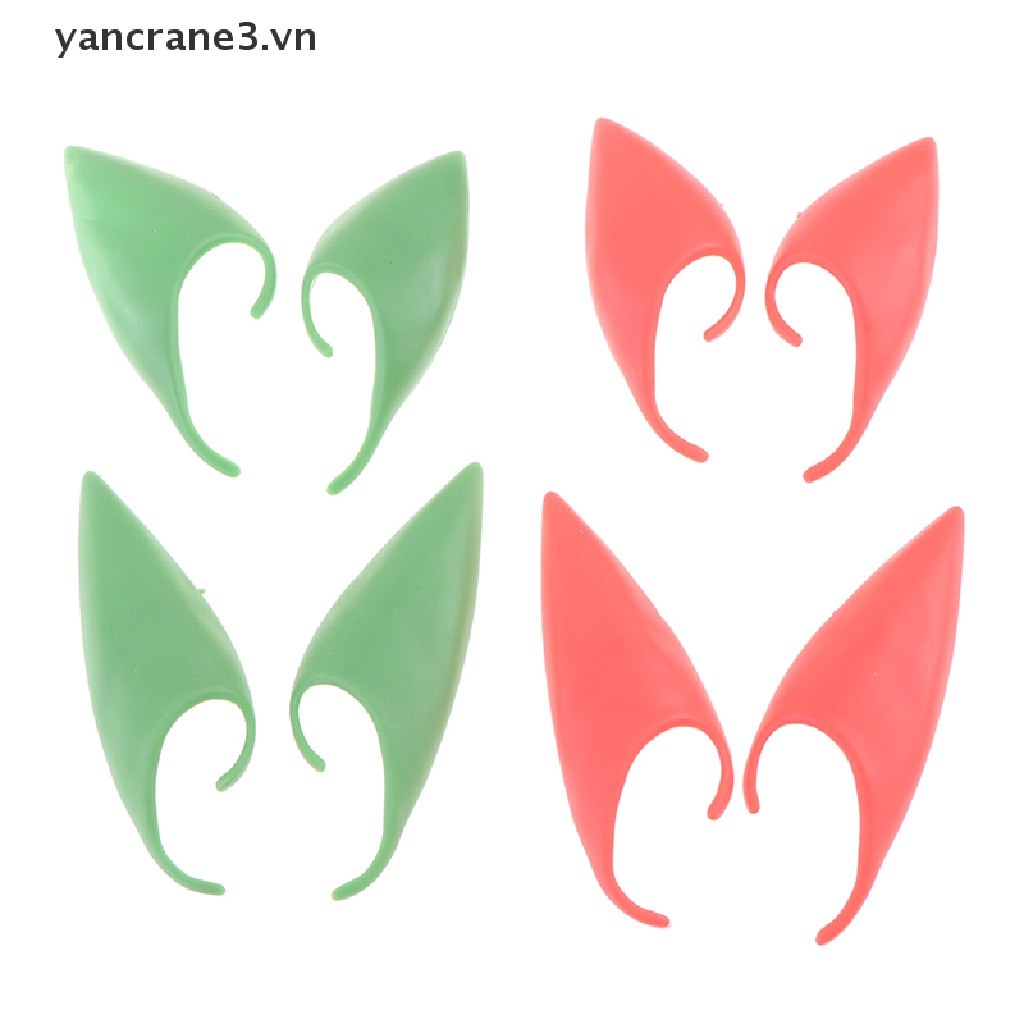 1 Cặp Tai Yêu Tinh Mềm Mại Hóa Trang Halloween {yancrane3.vn