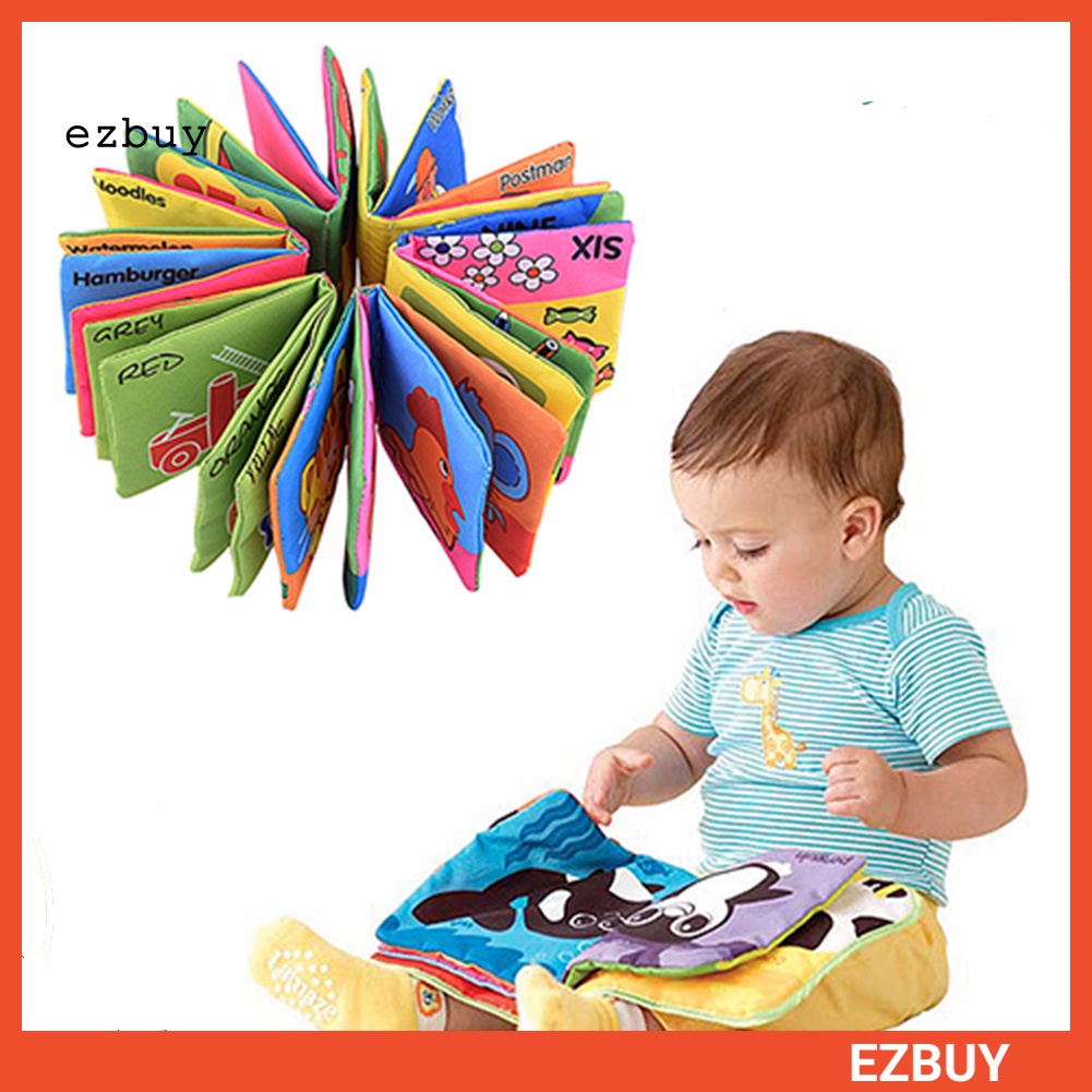 Sách Vải Phát Triển Trí Thông Minh Cho Bé Sơ Sinh