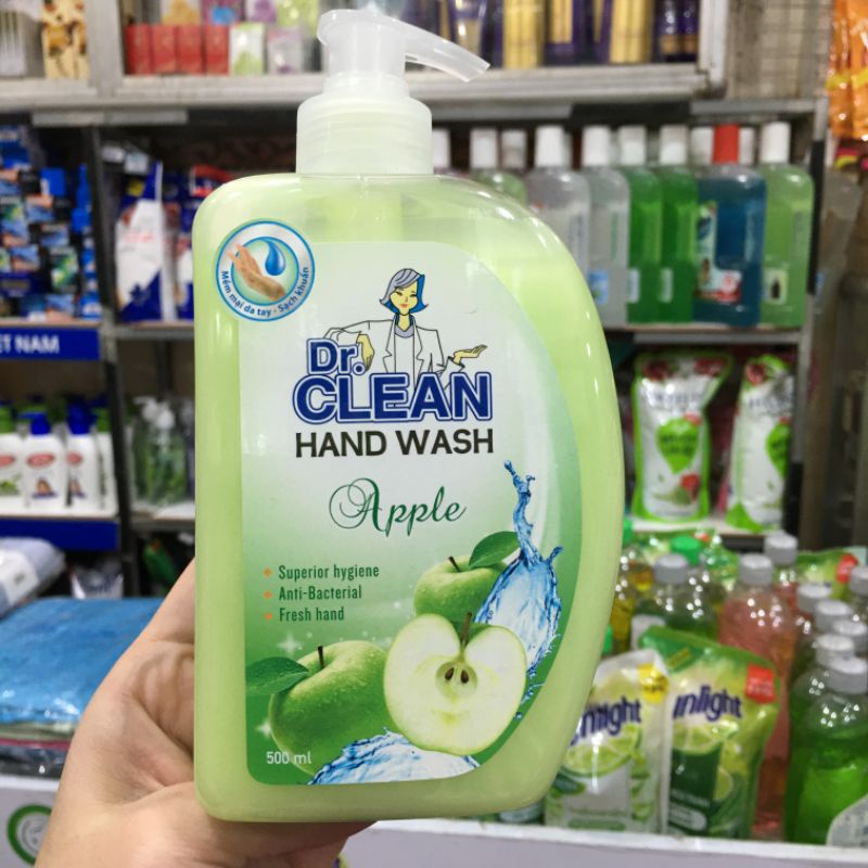 Sữa Rửa Tay Dr. Clean - Táo (500ml)