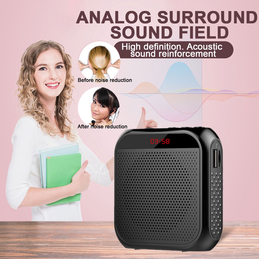 Loa Khuếch Đại Giọng Nói Đa Năng 5W 2200mAh Có Micro Cho Giáo Viên | BigBuy360 - bigbuy360.vn