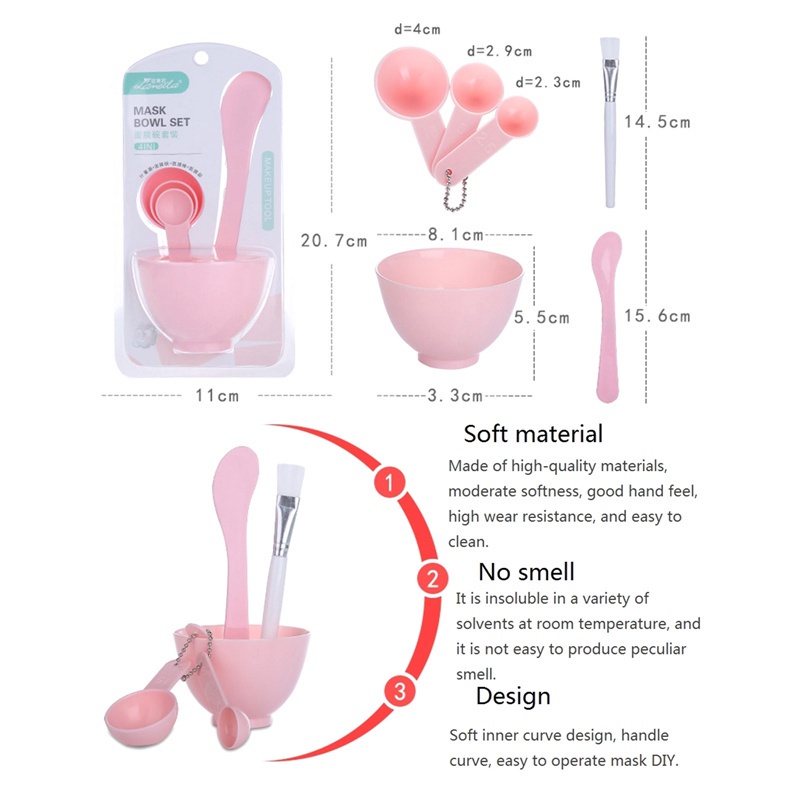 Set 6 dụng cụ làm mặt nạ DIY tại nhà SAWADIK | BigBuy360 - bigbuy360.vn