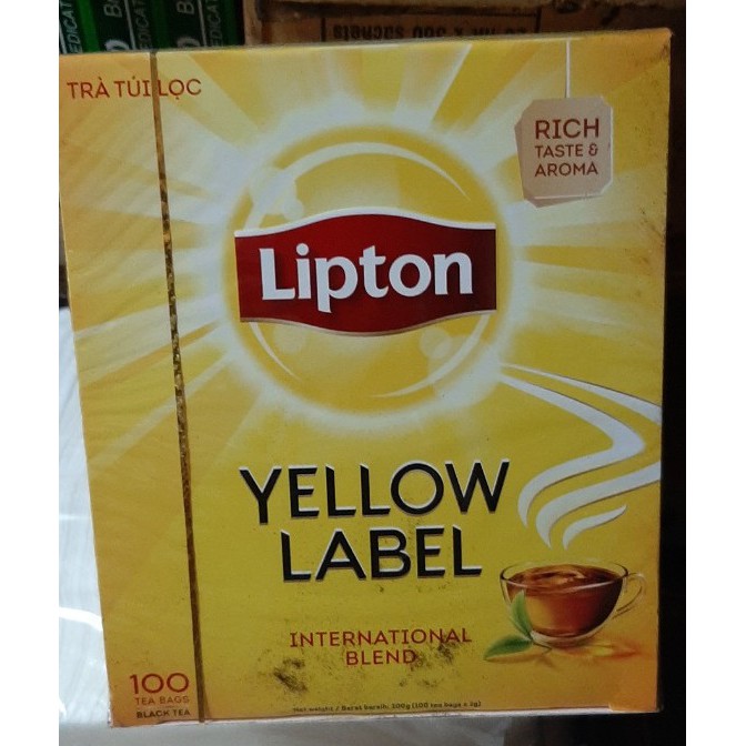 trà lipton túi lọc 2g x 100 túi