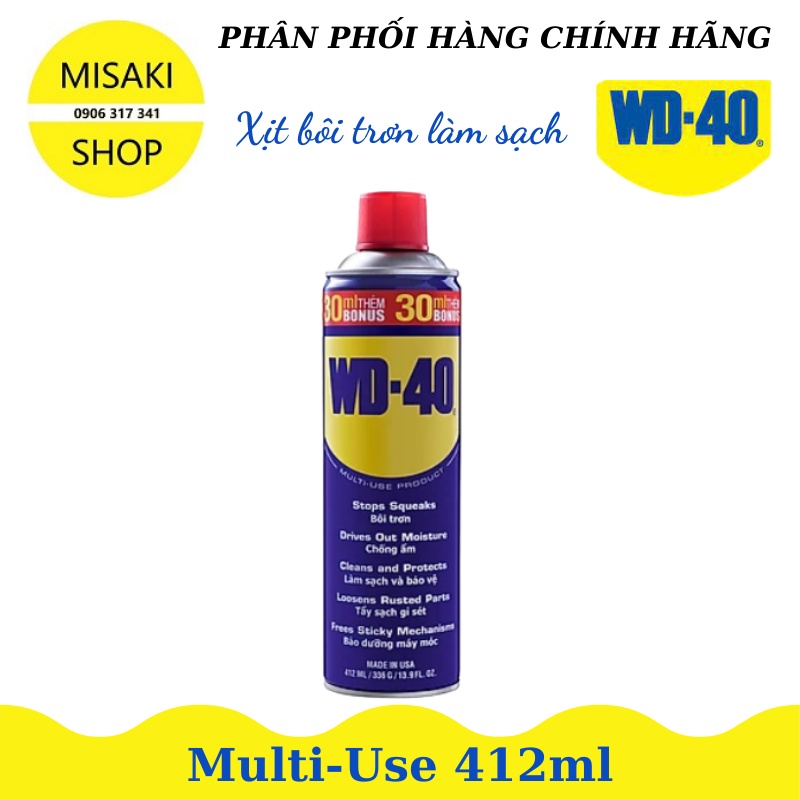 Chai Xịt bôi Trơn Đa Năng | WD-40 Multi-Use 412ml | Misaki Shop