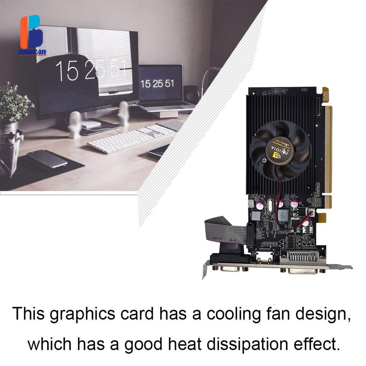 Card đồ họa Nvidia GT210 1G màn hình kép card đồ họa độ nét cao văn phòng / card đồ họa Vga / Dvi 64 bit | BigBuy360 - bigbuy360.vn