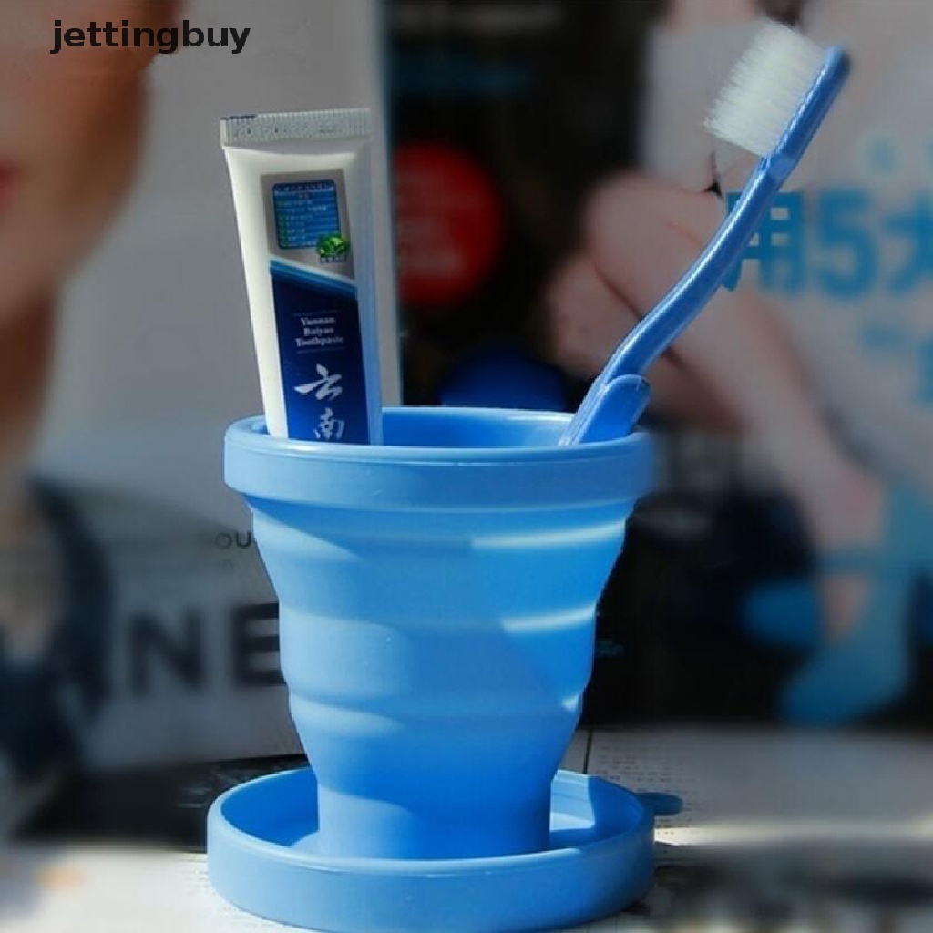 Cốc uống nước silicone JETTING có thể gấp gọn tiện lợi khi đi du lịch