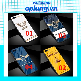 Ốp lưng điện thoại hình thuốc lá, lưng kính cường lực cao cấp k143